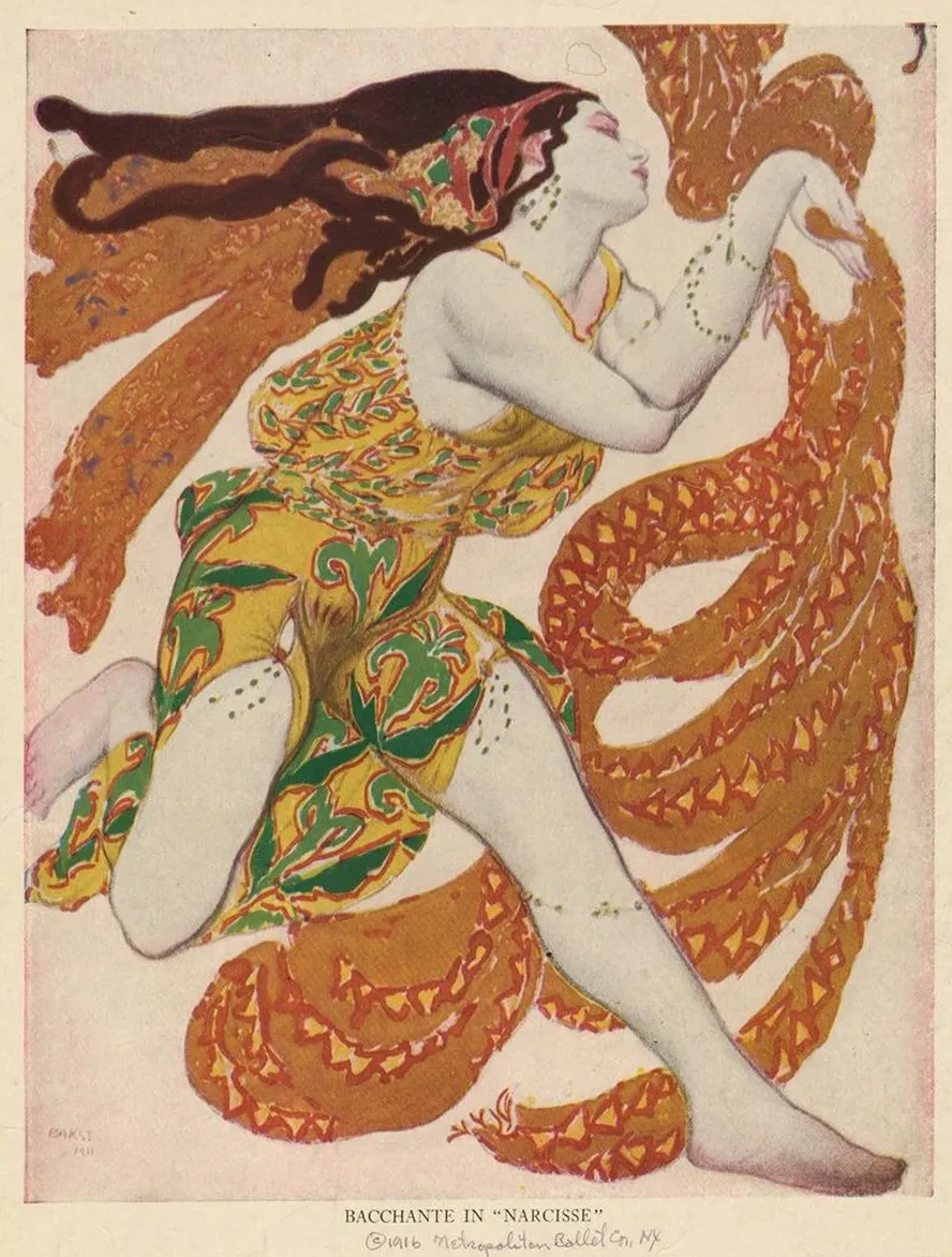 Bacchante in Narcisse