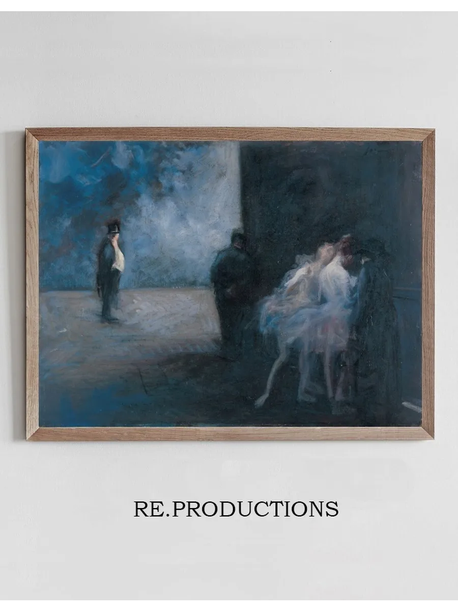 Backstage Symphony in Blue