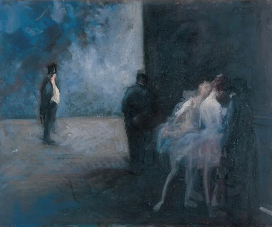 Backstage Symphony in Blue
