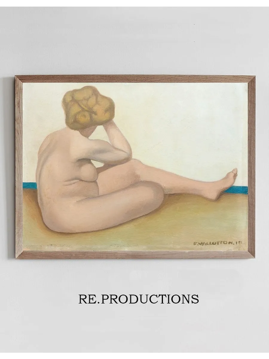 Baigneuse Assise Sur Le Sable