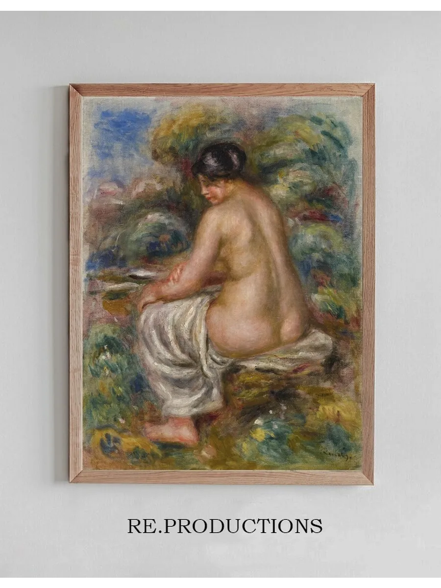 Baigneuse Au Linge