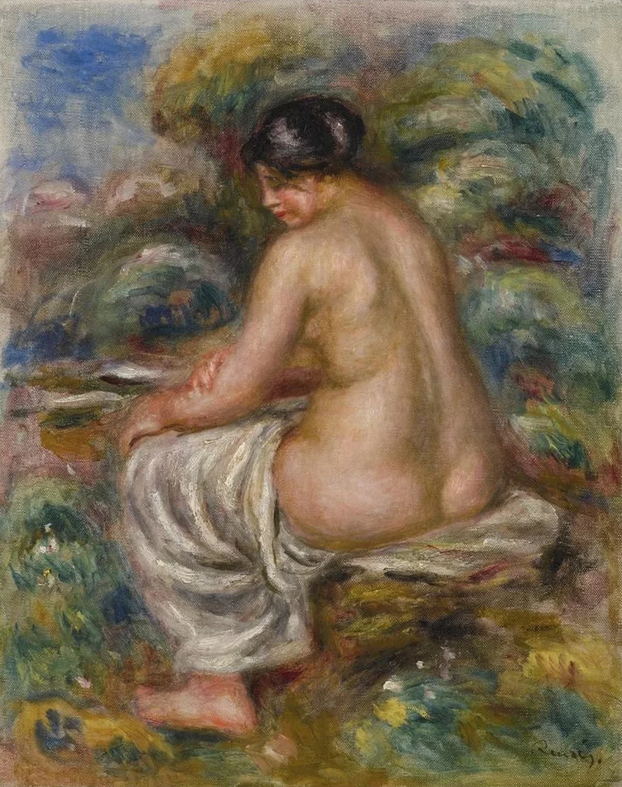 Baigneuse Au Linge