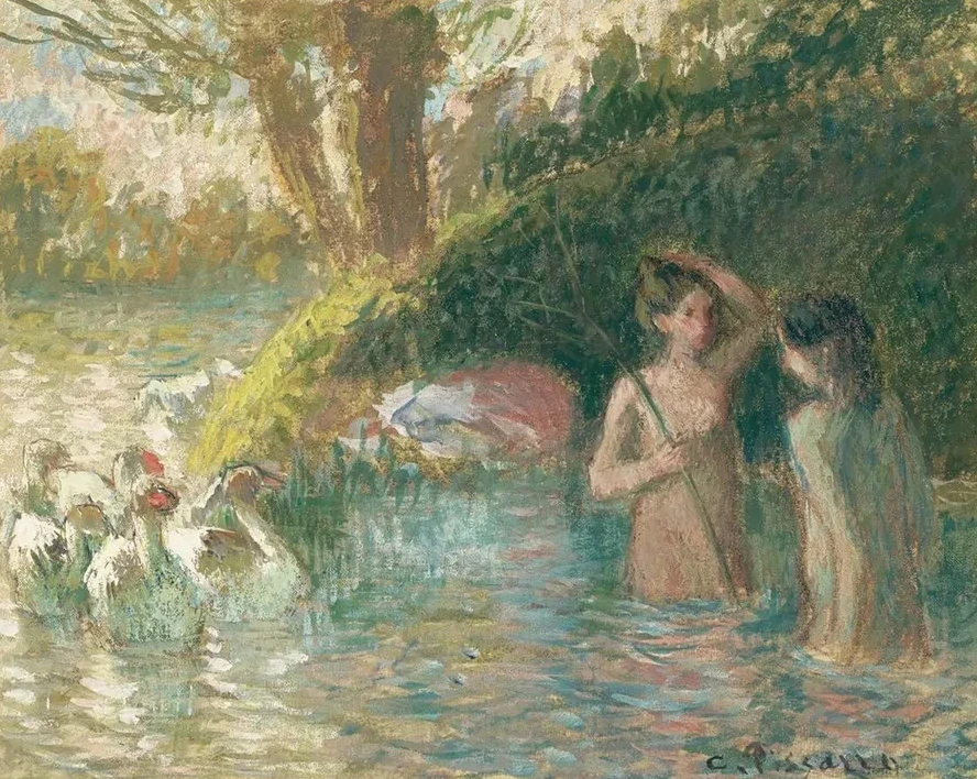 Baigneuses Gardeuses D Oies