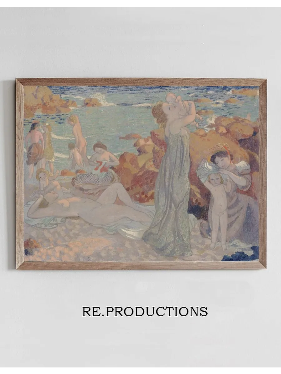 Baigneuses, Plage du Pouldu