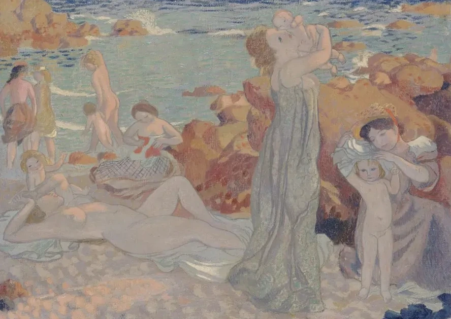 Baigneuses, Plage du Pouldu