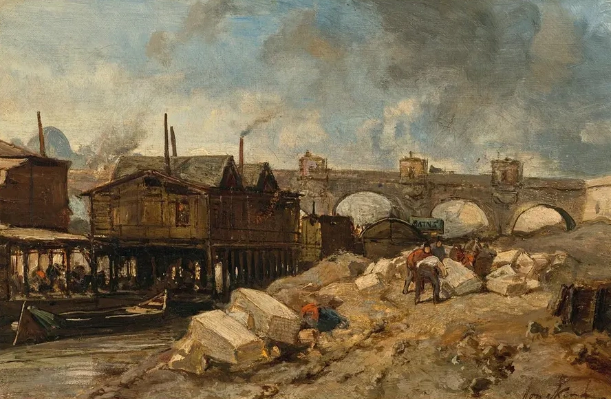Bain, Bateaux - Lavoirs Pr's du Pont - Neuf