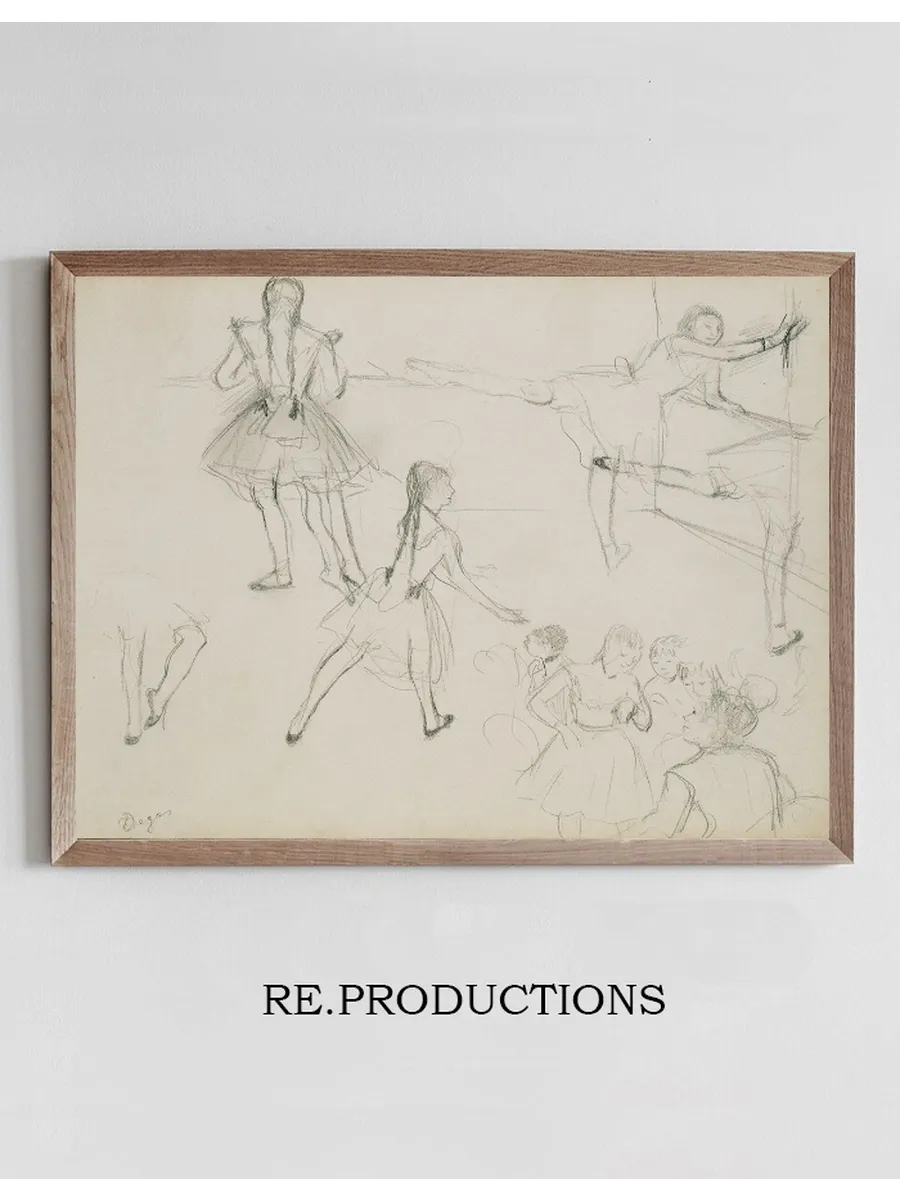 Ballet Dancers Rehearsing