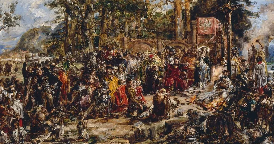 Baptism of Lithuania, from the Series History of Civilization in Poland