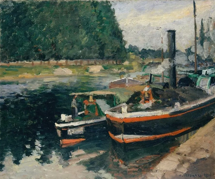 Barges at Pontoise