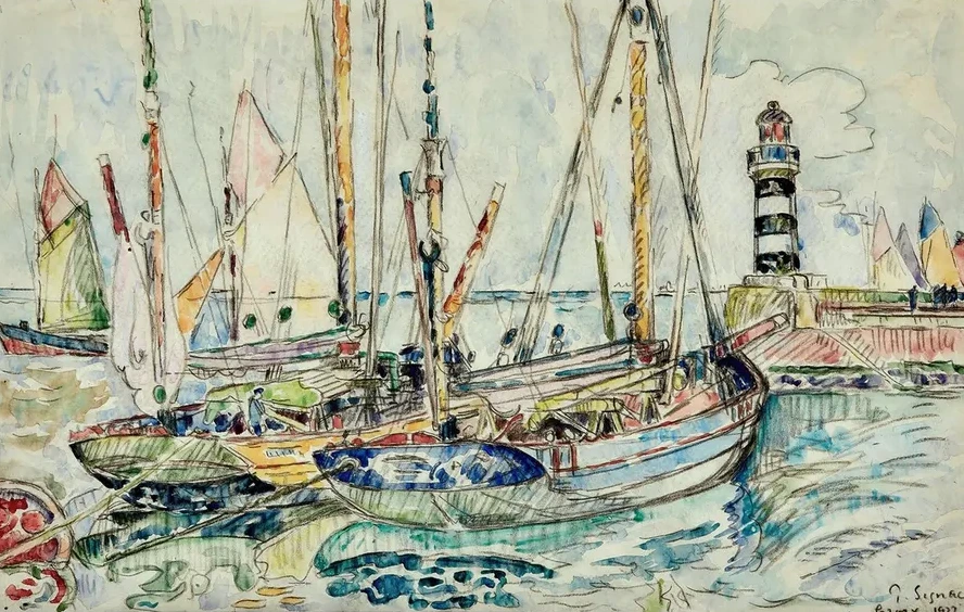 Bateaux Au Port, le de Groix