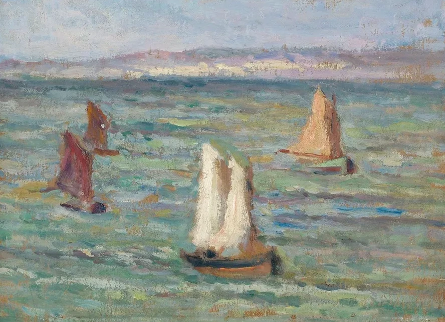 Bateaux Aux Environs D Honfleur