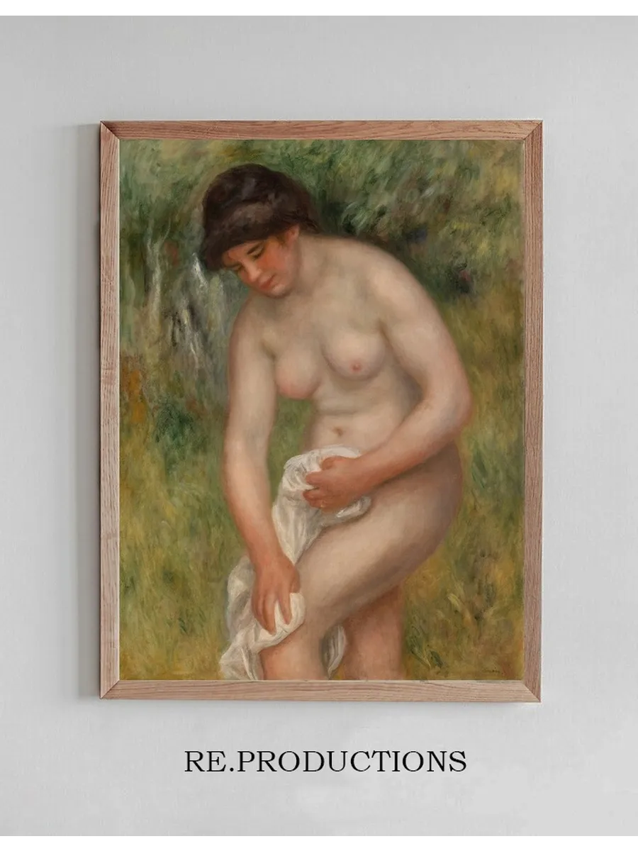 Bather Drying Herself (baigneuse's Essuyant)