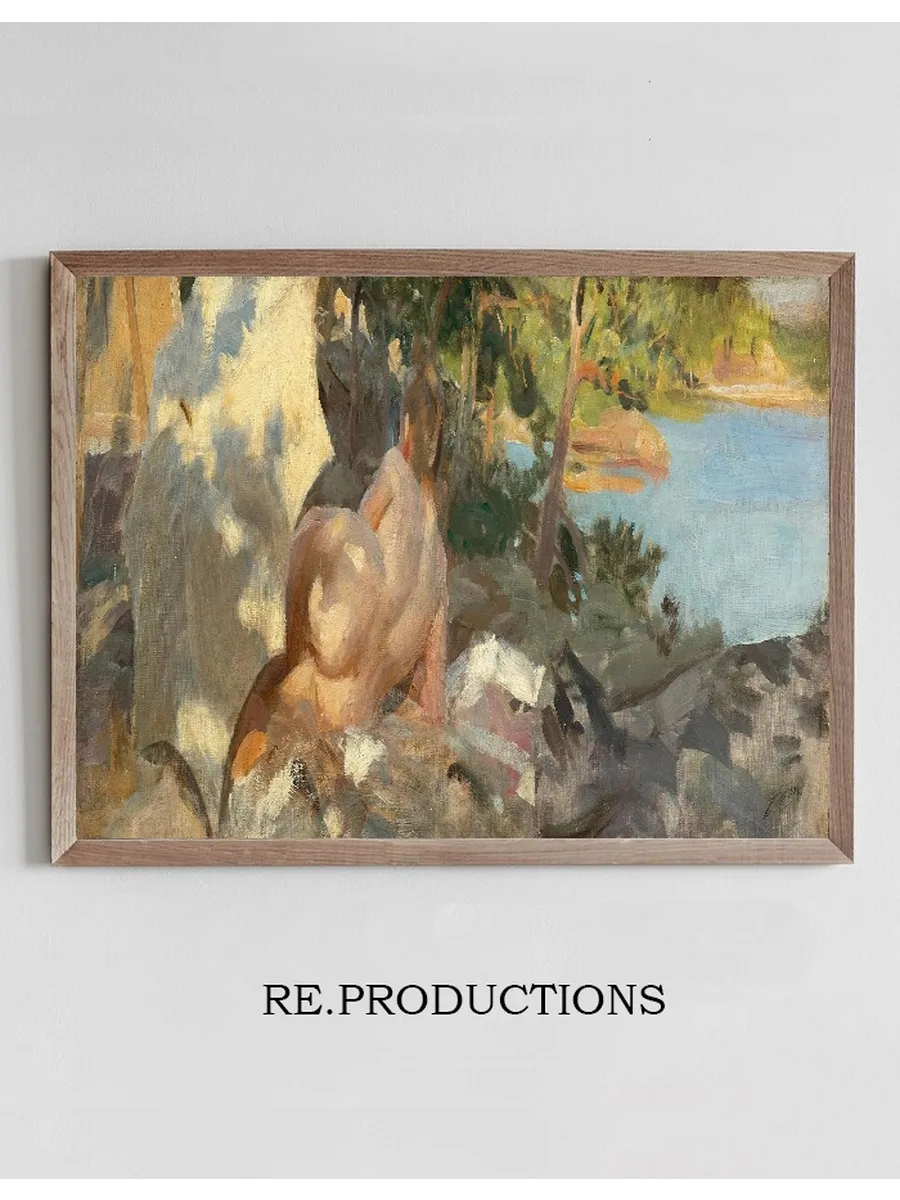 Bather With Parasol, Dalar