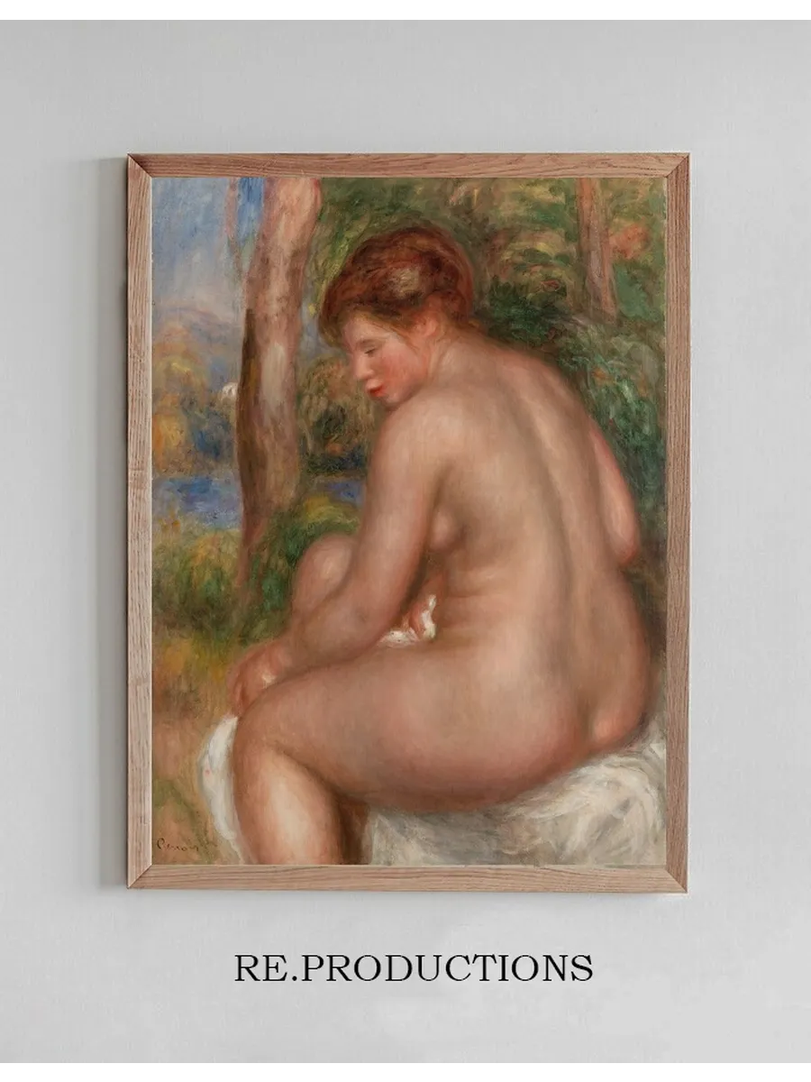 Bather in Three - Quarter View (baigneuse Vue de Trois Quarts)