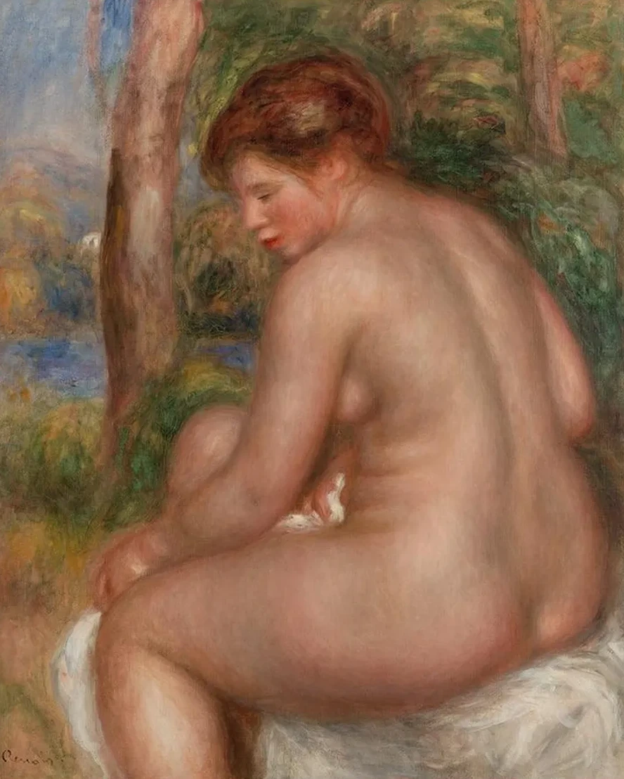 Bather in Three - Quarter View (baigneuse Vue de Trois Quarts)