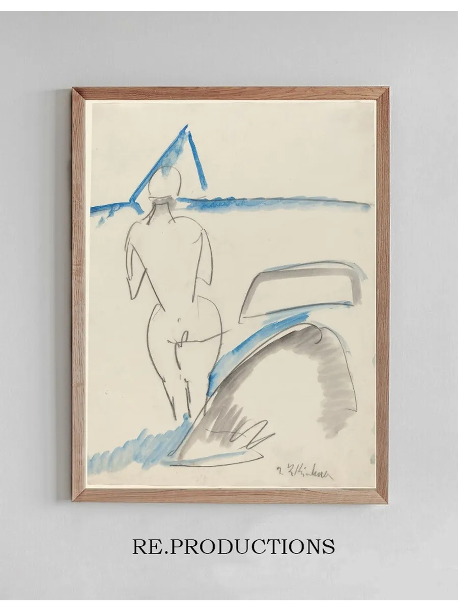 Bather on the Beach