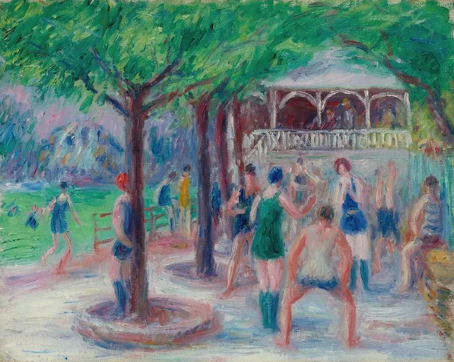 Bathers At Play, Study 2