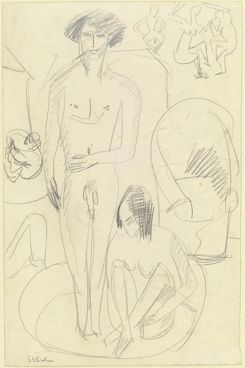 Bathing Couple in the Tub