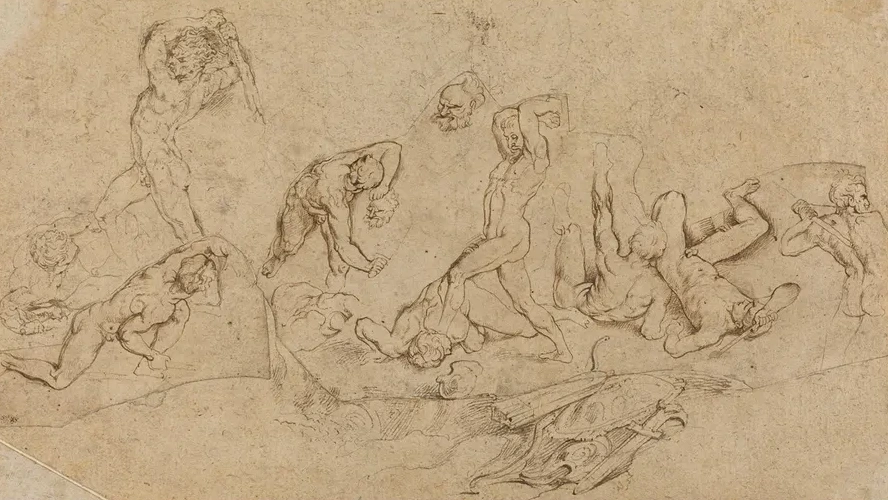 Battle of Nude Men