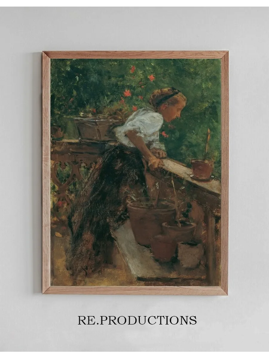 Bauernm Dchen Auf Dem Balkon