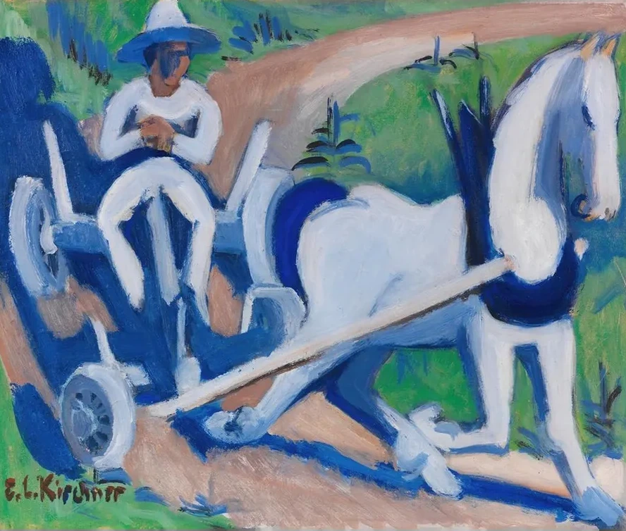 Bauernwagen Mit Pferd