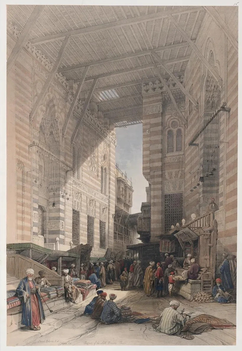 Bazaar of the Silk Mercers, Cairo