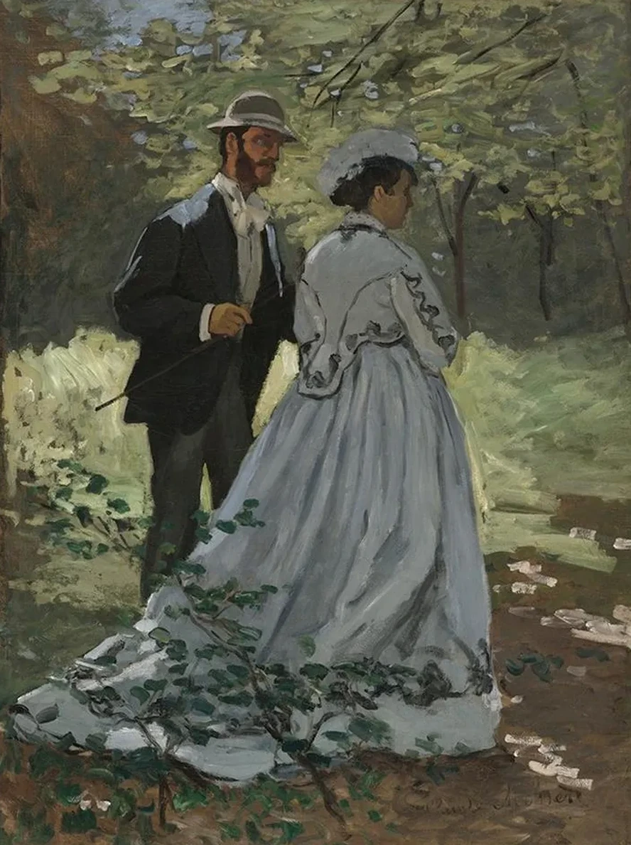 Bazille and Camille (study for D Jeuner Sur L Herbe)