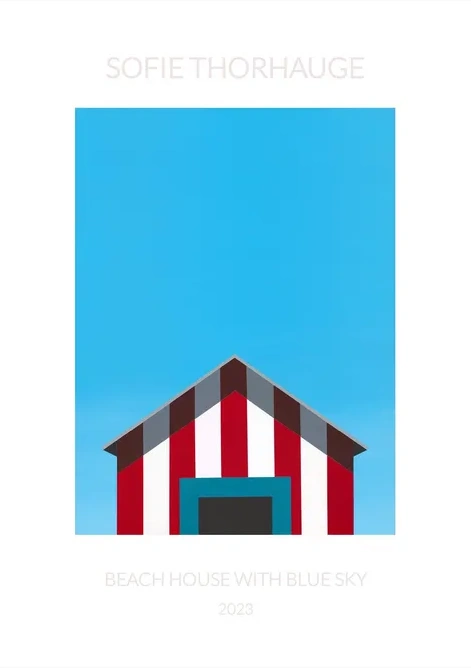 Beach House With Blue Sky
