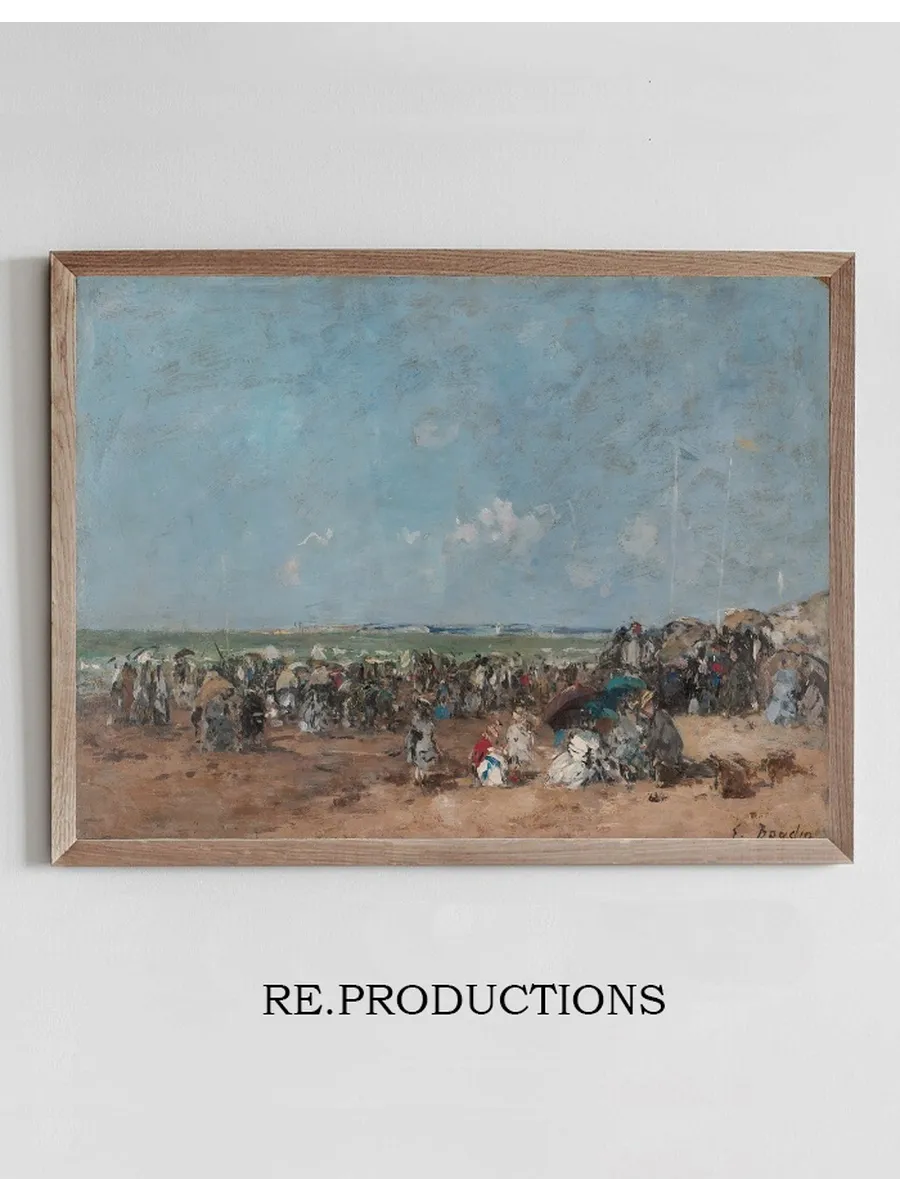 Beach Scene inTrouville