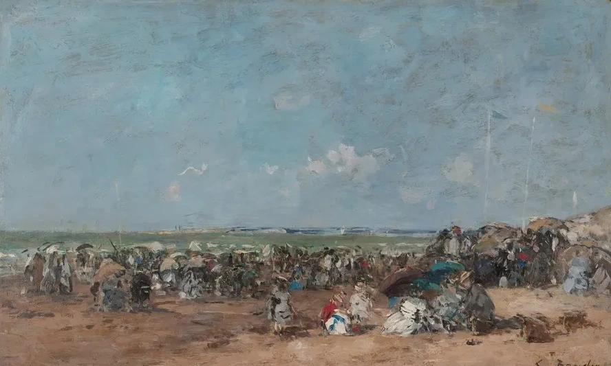 Beach Scene inTrouville