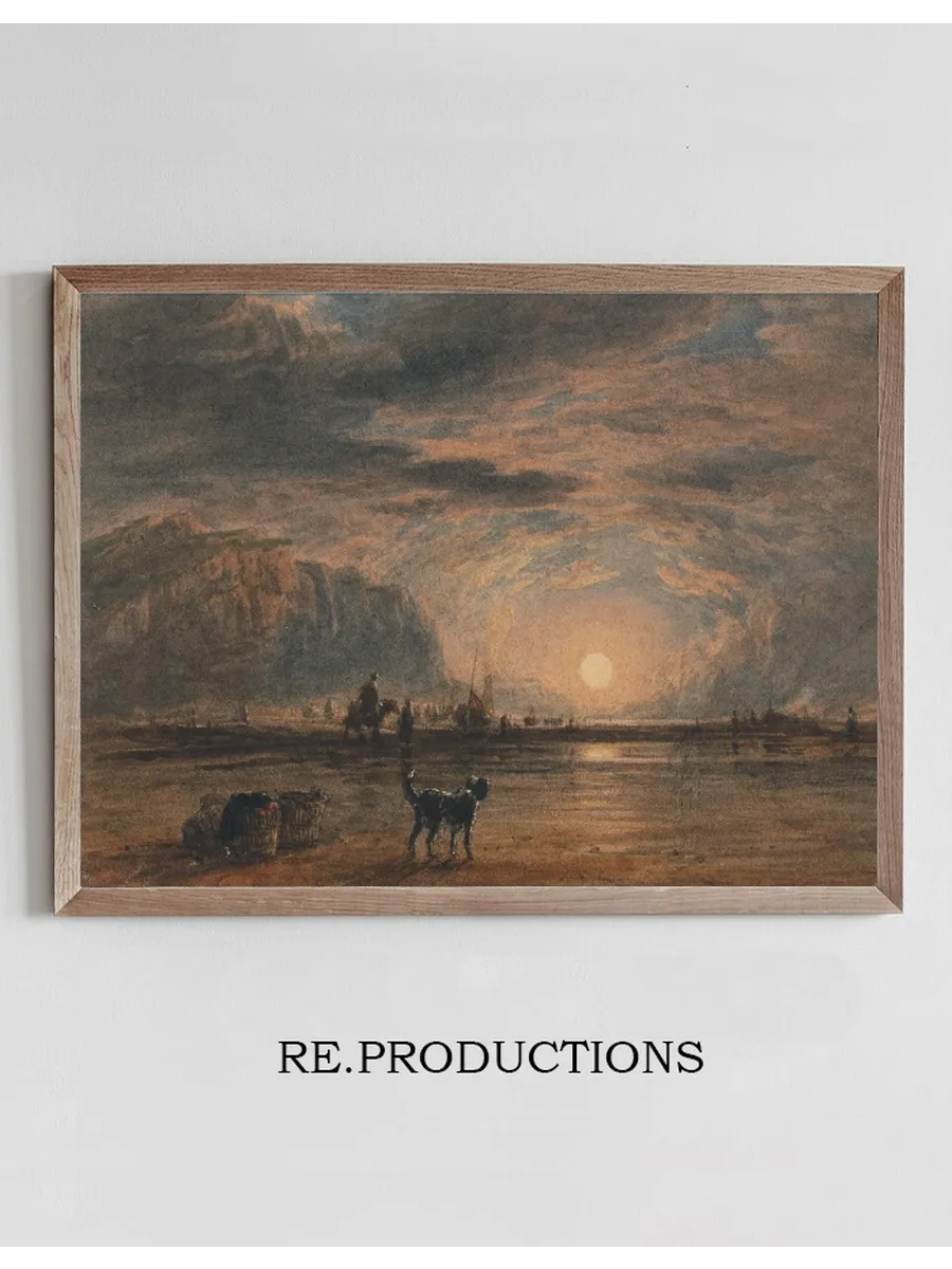 Beach Scene, Sunrise