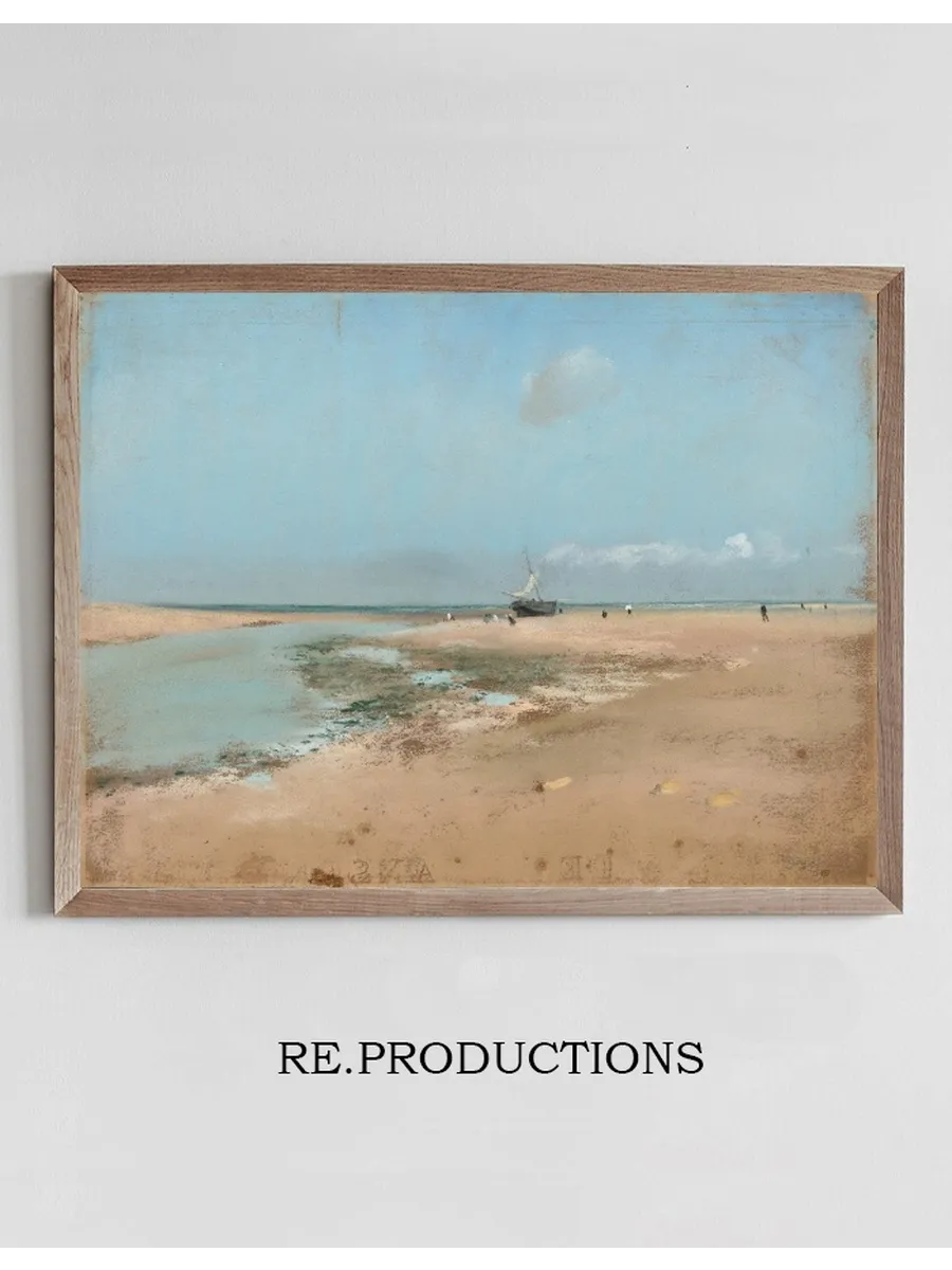 Beach at Low Tide (Mouth of the River)