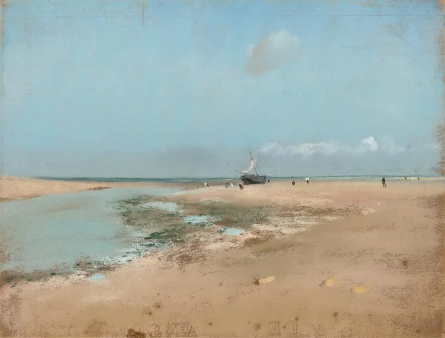 Beach at Low Tide (Mouth of the River)