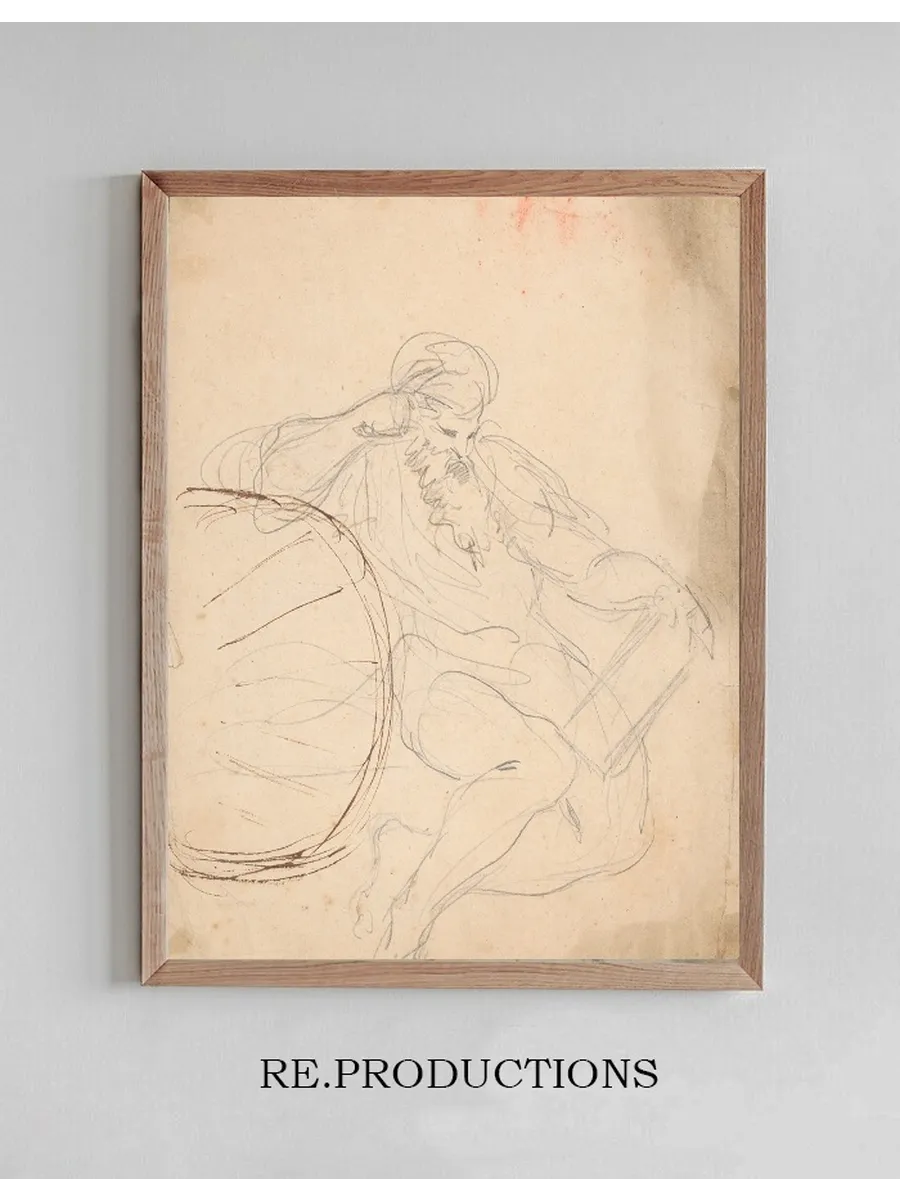 Bearded Man Seated