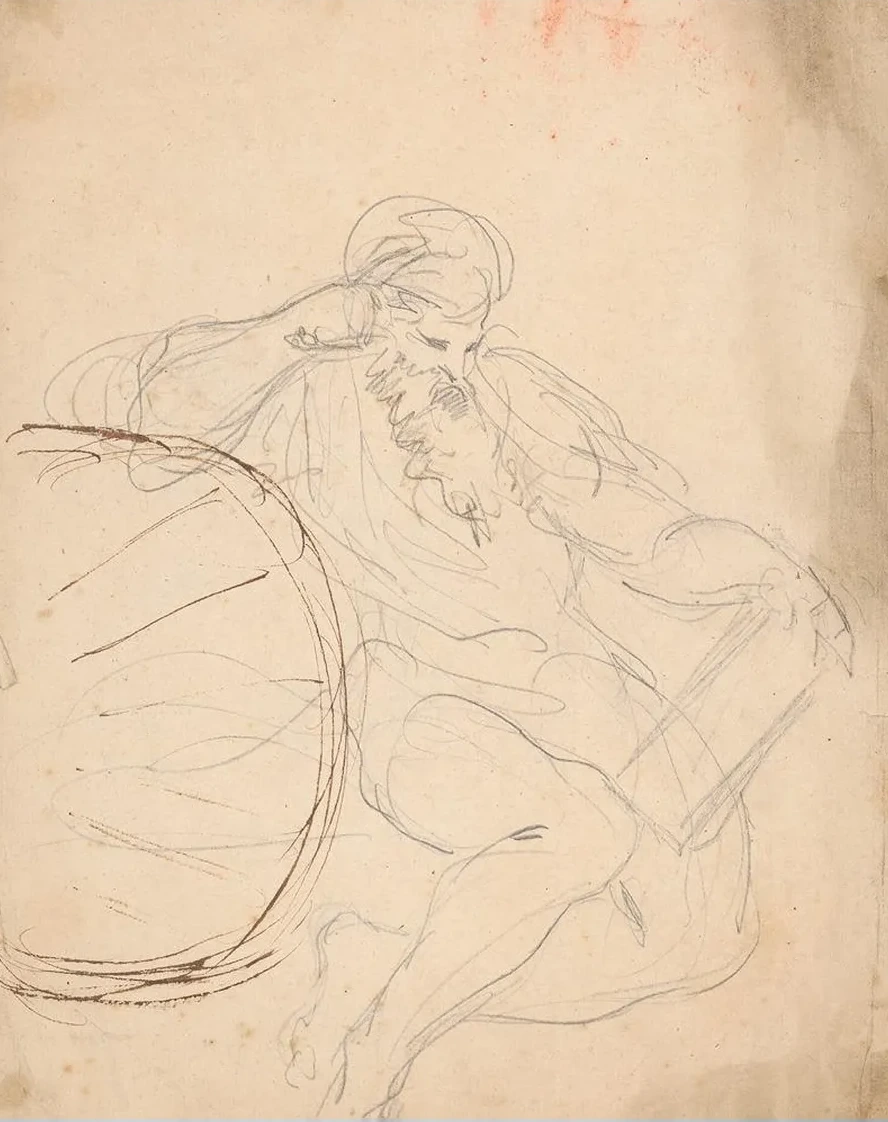 Bearded Man Seated