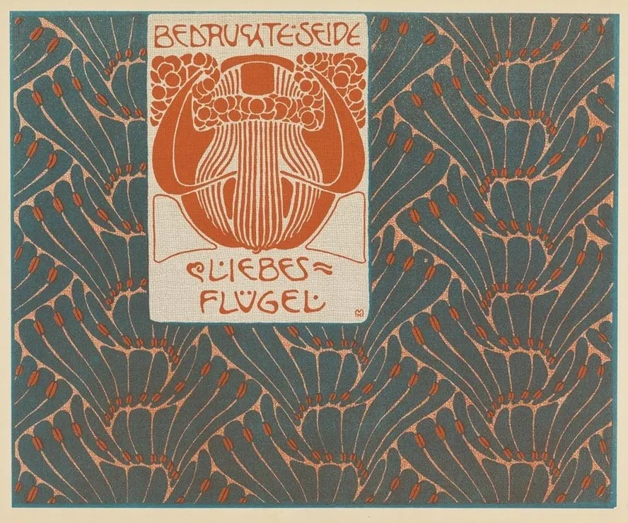 Bedruchte Seide Liebes Flugel (Printed Silk Love Wings)