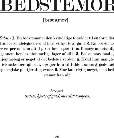 Bedstemor Definition
