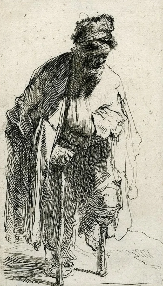 Beggar with a Wooden Leg