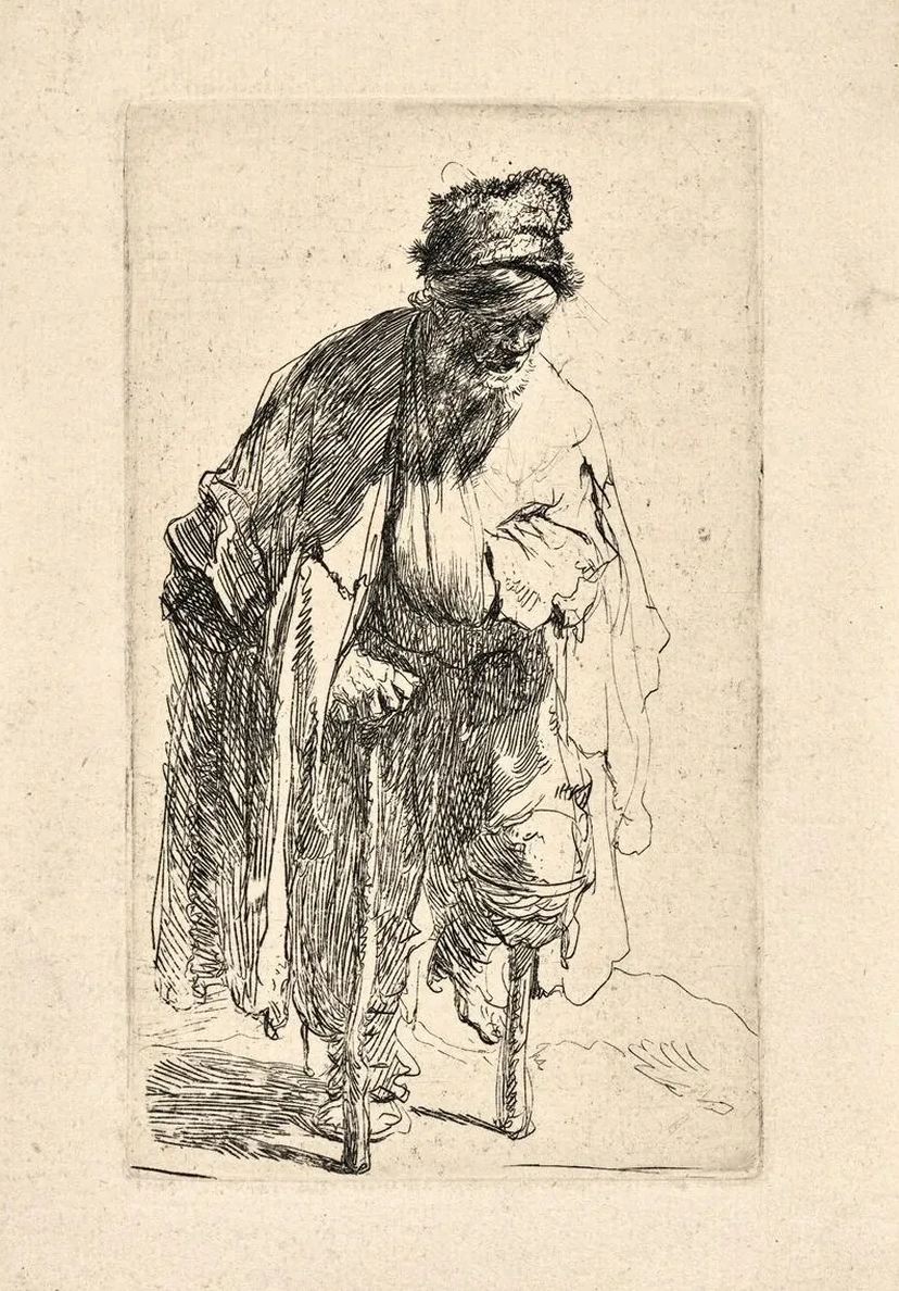 Beggar with a Wooden Leg