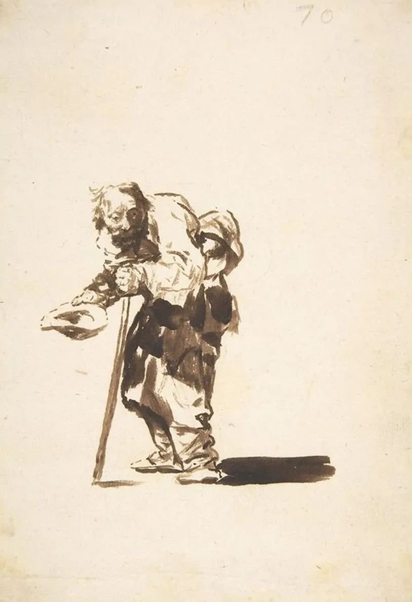 Beggar with a Staff in His Left Hand