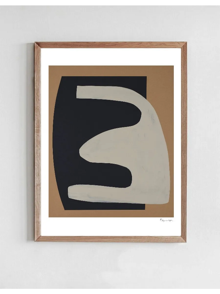 Beige on Black