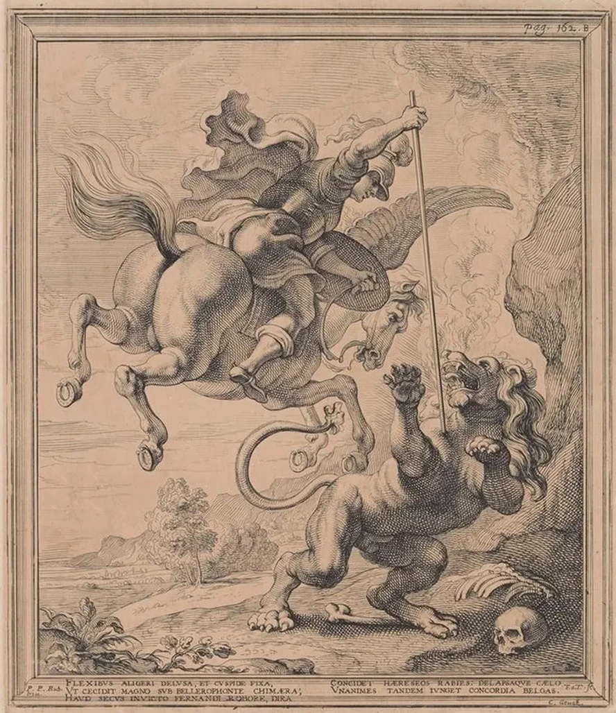 Bellerophon Killing the Chimera