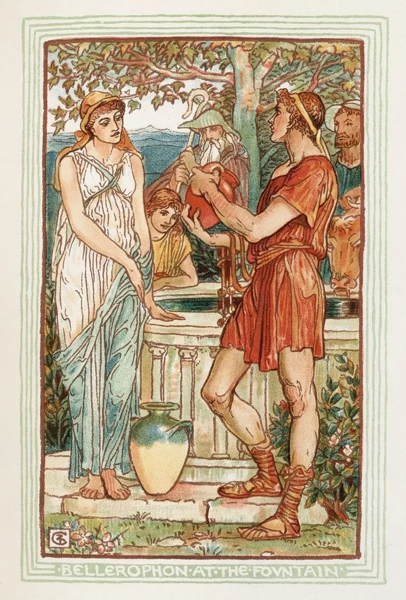 Bellerophon at the Fountain