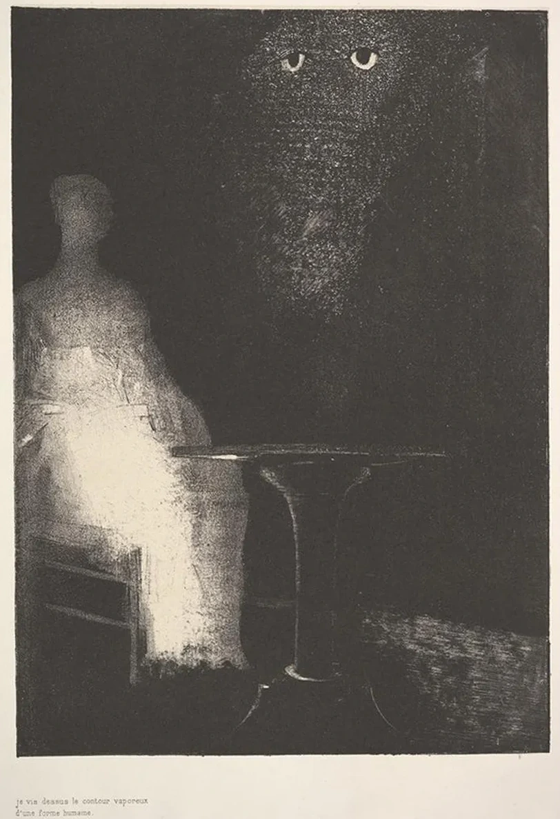 Below, I Saw the Vaporous Contours of a Human Form