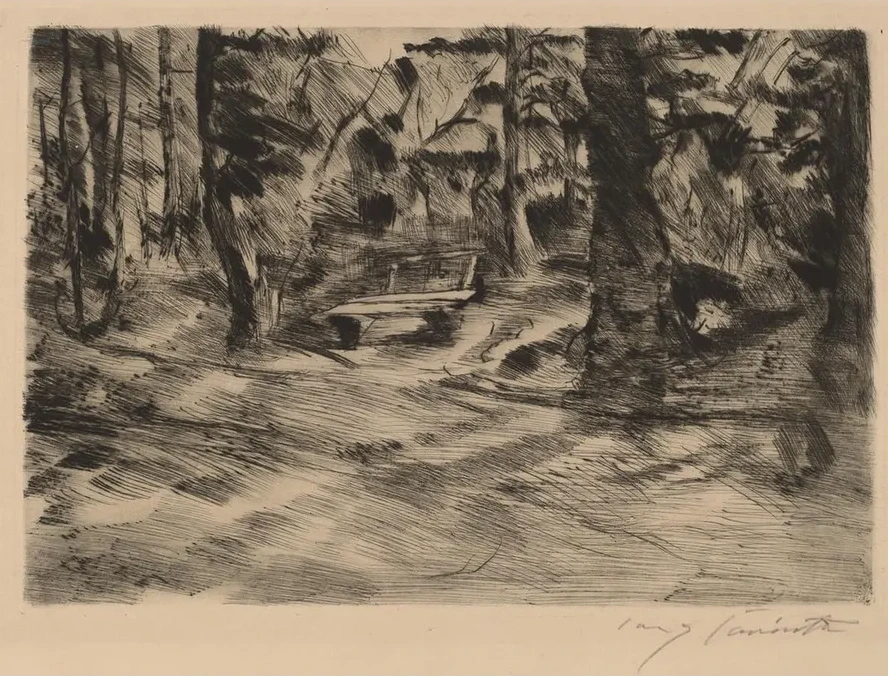 Bench in the Woods II (Bank im Walde II)