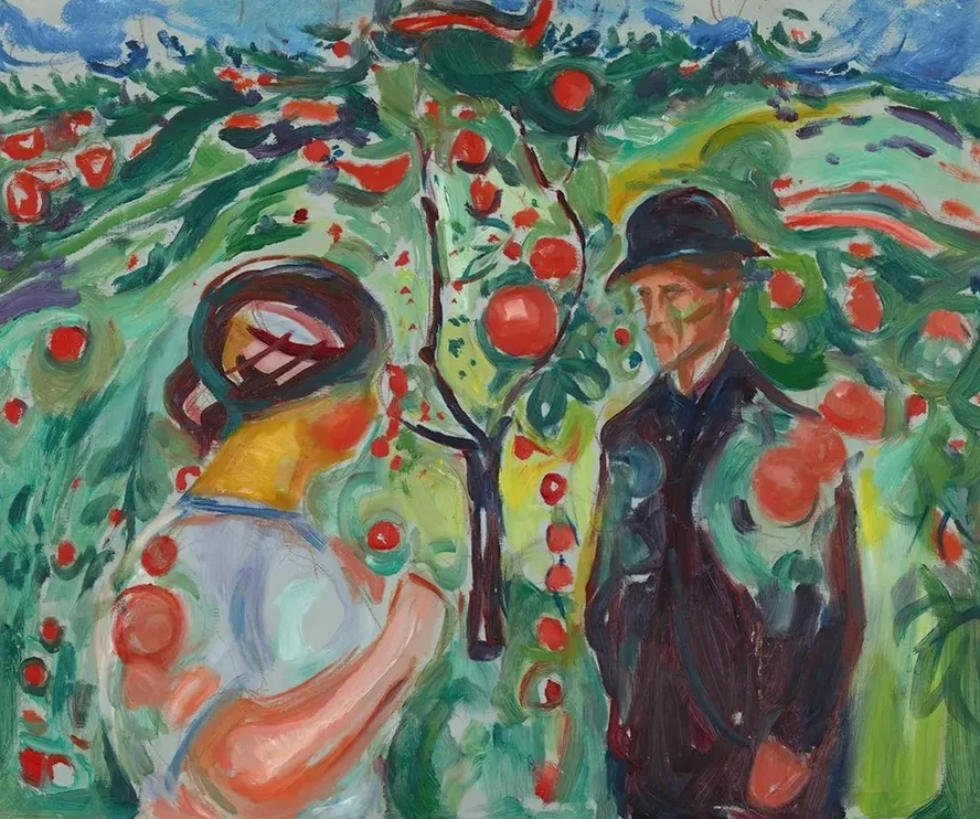 Beneath the Red Apples
