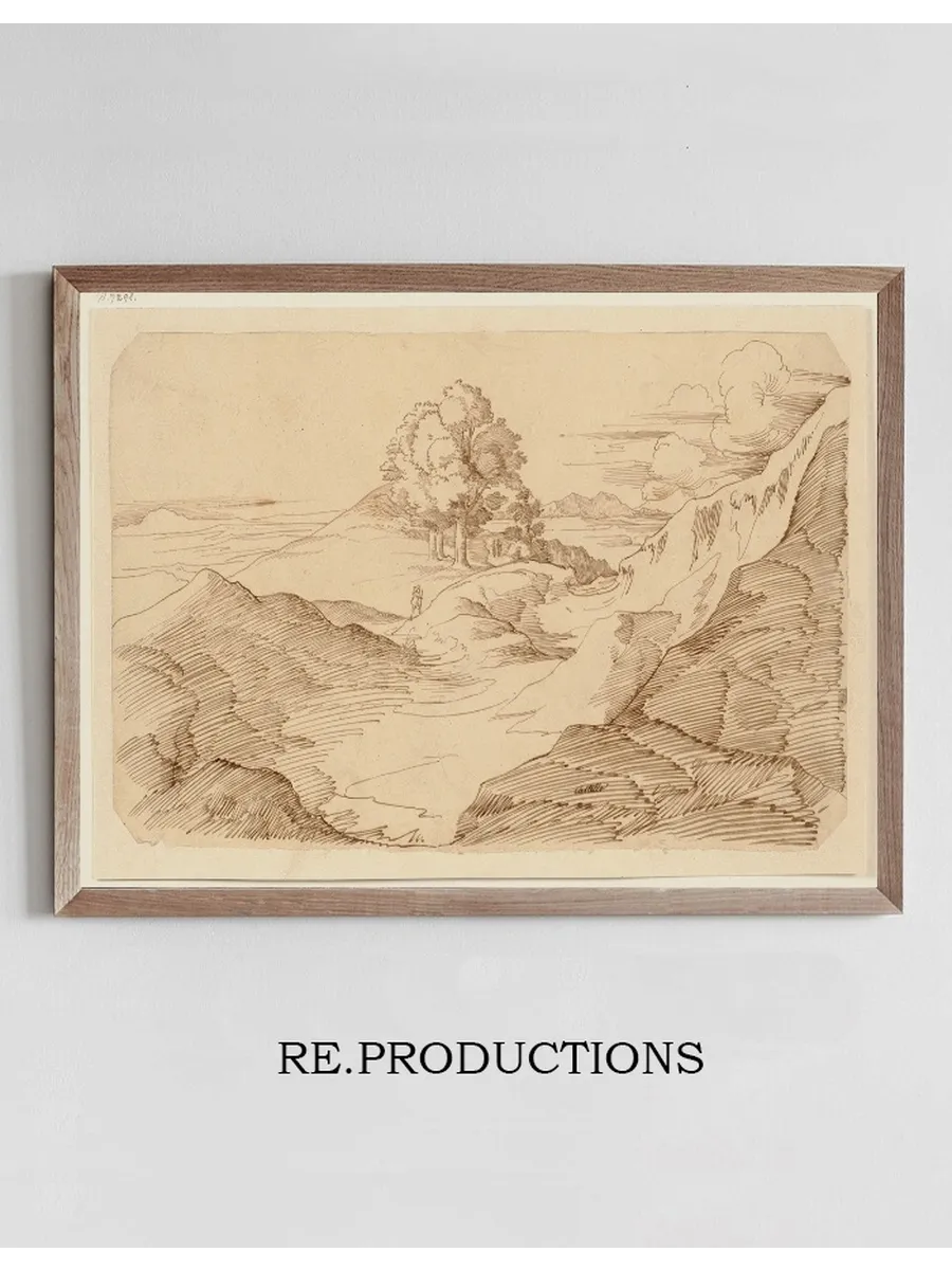 Bergige Italienische Landschaft