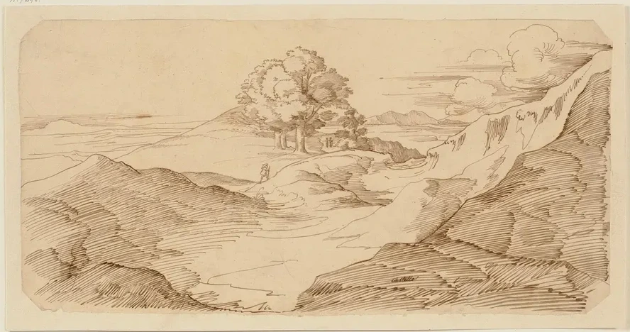 Bergige Italienische Landschaft