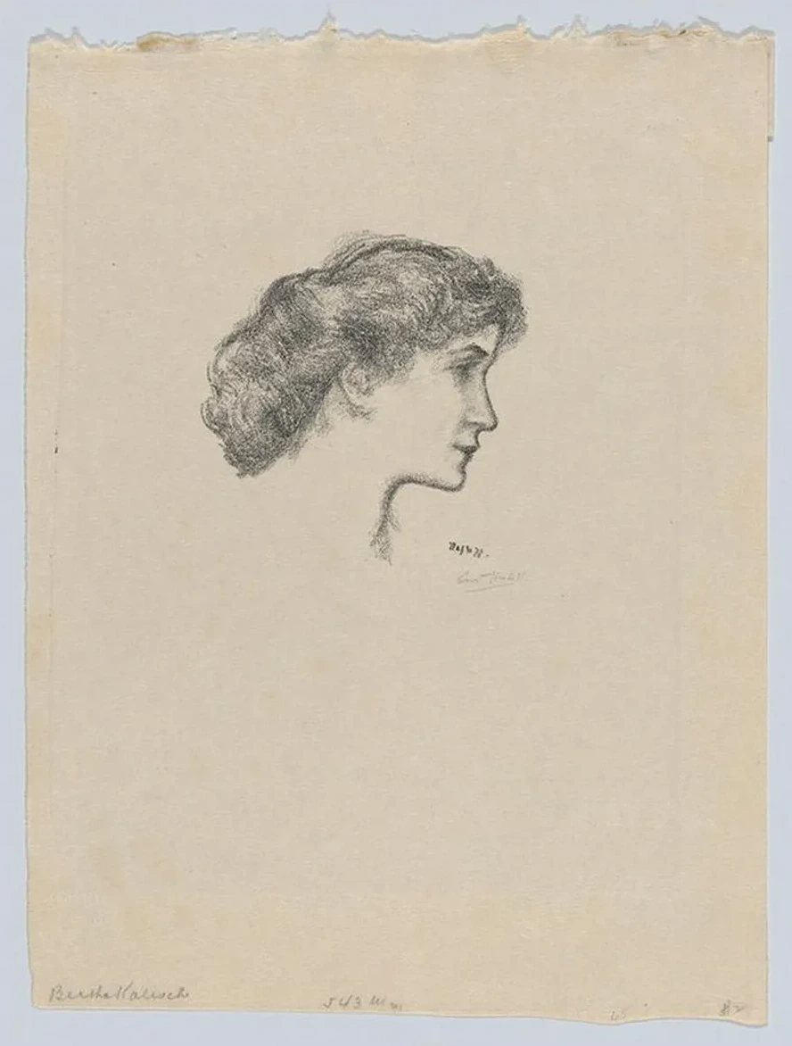 Bertha Kalis (study for Poster)