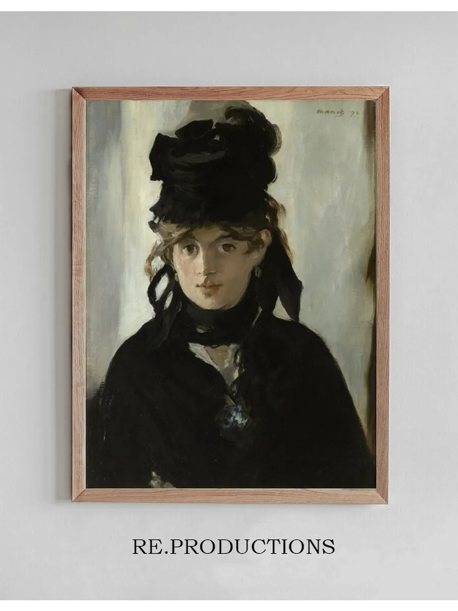 Berthe Morisot With A Bouquet Of Violets